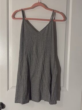 H&M Gray Spaghetti Strap Slip Dress